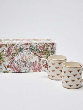 Dior Ceramic Bee Motif Mug Set
